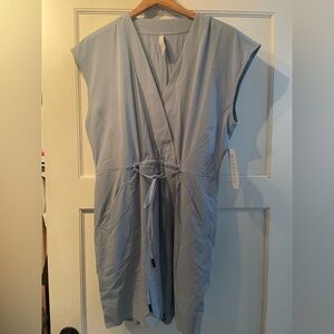 Athleta Marlowe Romper Blue NWT Size L